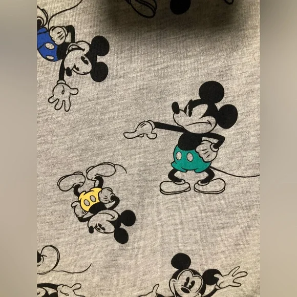 Disney brand, Mickey Mouse Gray Zip-up Hoodie, size 2X, new with tags - Picture 12 of 12